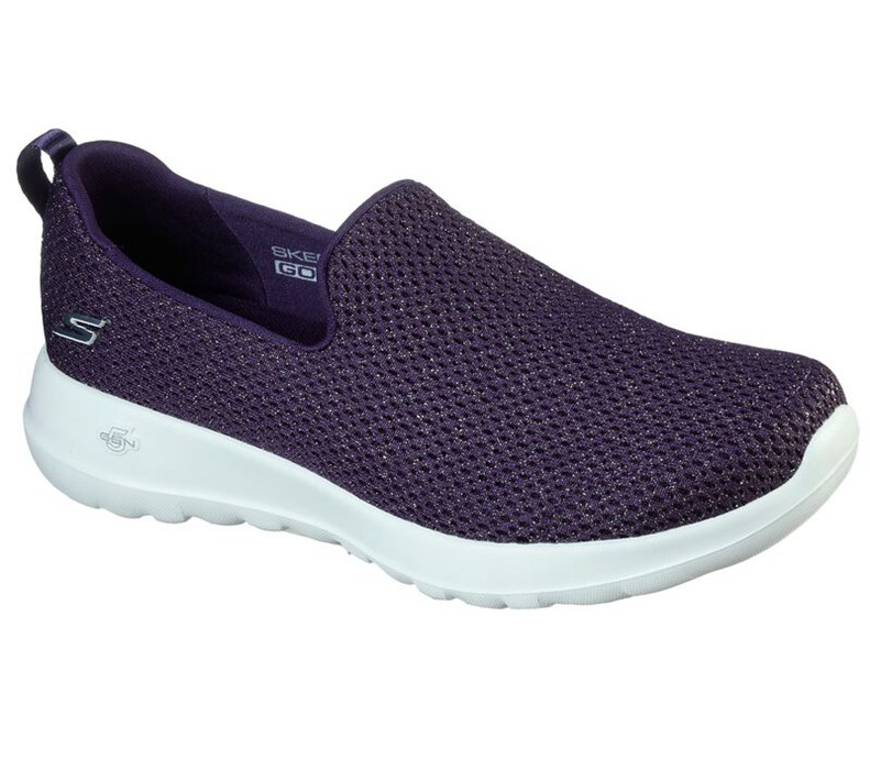 Skechers Gowalk Joy - Highlight - Womens Slip On Shoes Dark Purple [AU-JA1165]